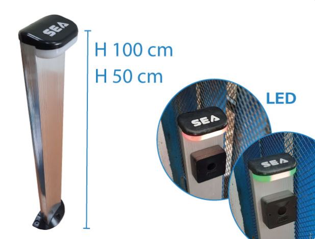 Universele Aluminium Kolom 'UNI20' H=1000mm