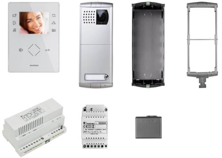 KIT VIDEO-WIT-HANDENVRIJ-KLEUR-ZHERO-PROFILO-DUO