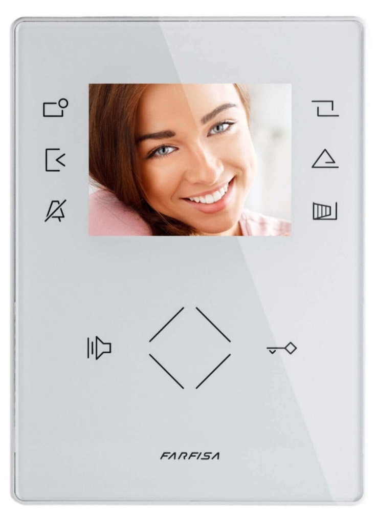 MONITOR-WIT-HANDENVRIJ-KLEUR-ZHERO-IP SYSTEM