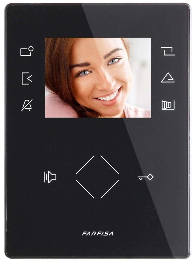 MONITOR-ZWART-HANDENVRIJ-KLEUR-ZHERO-IP SYSTEM