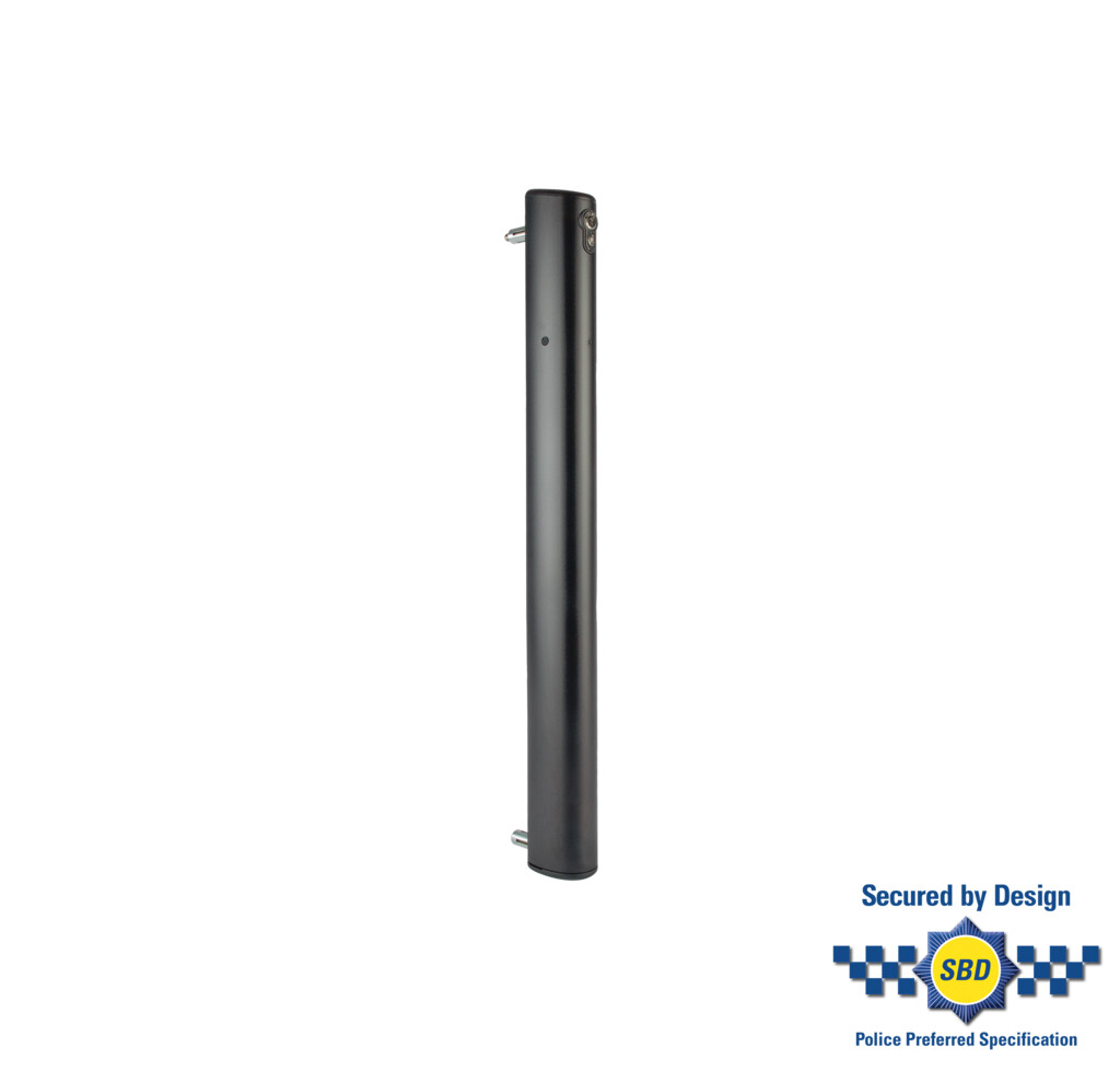 MOTORIZED FLOOR BOLT WITH POWER SUPPLY - BLACK