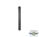 Gemotoriseerde grondgrendel met voeding - Zwart - Locinox