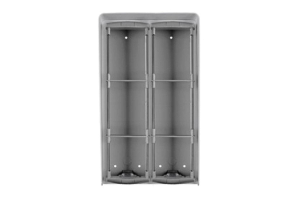 OPBOUWBEHUIZING MET REGENAFSCHERMING VOOR 2 X 3 M-PROFILO