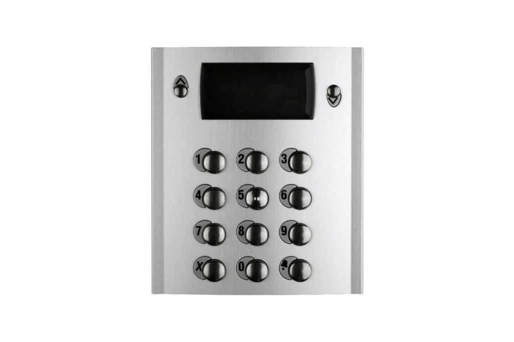 FRONTPLATE WITH DIGITAL CALL, KEYPAD AND DISPLAY-PROFILO-MYC