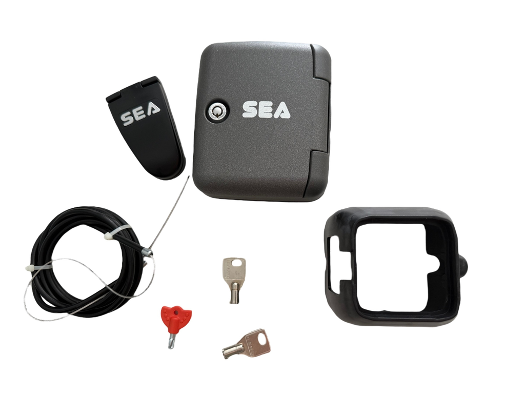 SECHT EXTERNAL RELEASE KIT WITH BOX, LOCK, 2,5M CABLE