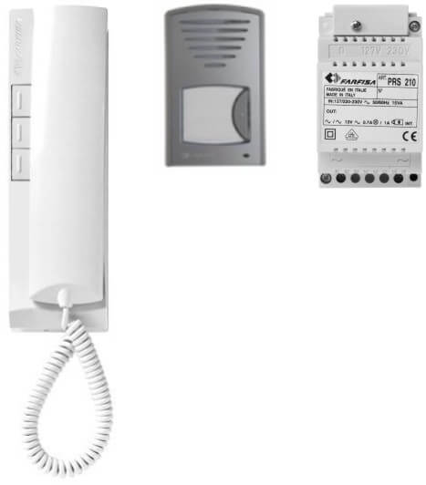 KIT DOORPHONE-FLUSH MOUNTED-EXHITO-CLICKIT-RED. ELO