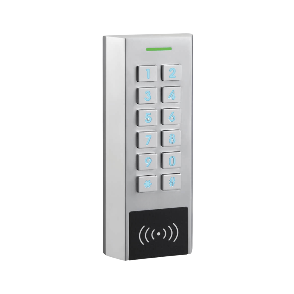 KEYPAD AND CARD READER-2 RELAYS-999 CODES-12-28 VAC-DC