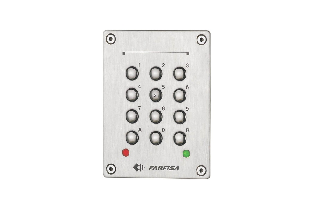 FRONTPLATE WITH KEYPAD-4 CODES-2 RELAIS