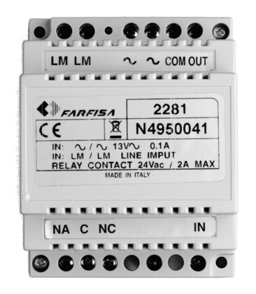 ACTUATOR TO ACTIVATE AUXILIARY SERVICES-DUO