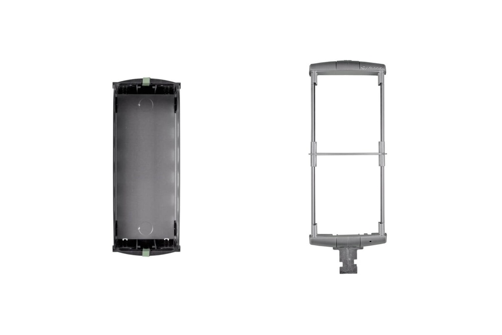 BUILD-IN HOUSING WITH FRONT FRAME FOR 2 M-PROFILO