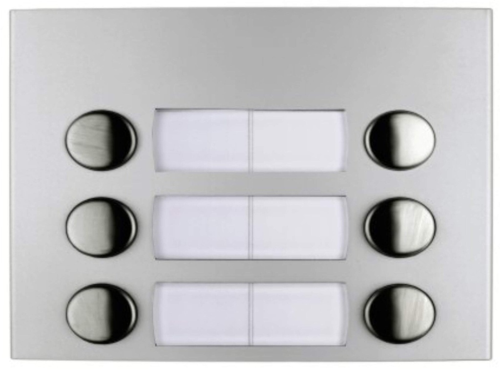 FRONTPLAAT MET 2 X 3 KN-MODY I Farfisa