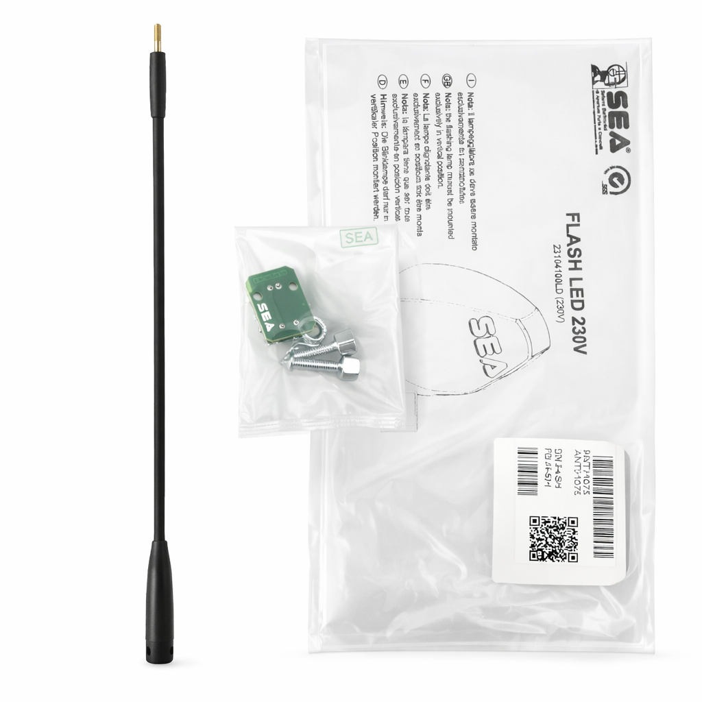 KIT ANTENNE 433 MHZ VOOR KNIPPERLICHT 24 V