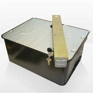 CBOXS RVS deksel voor COMPACT kast 2,5m dikte (36V)