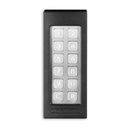SLIMSTONE-2-9005 Weerbestendig codeklavier met 2 interne relais in RAL 9005