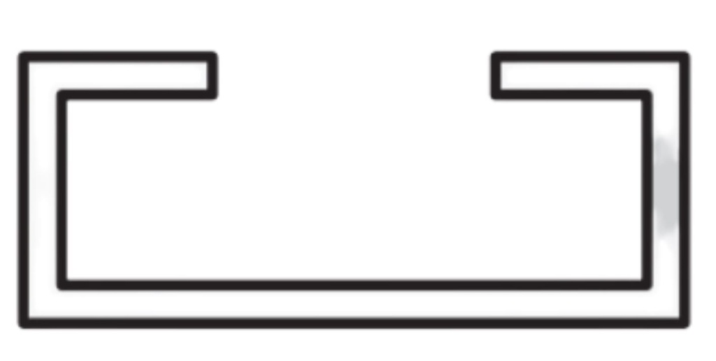 Mayser Aluminum profile C 35 | Aluminium profiel 2 meter