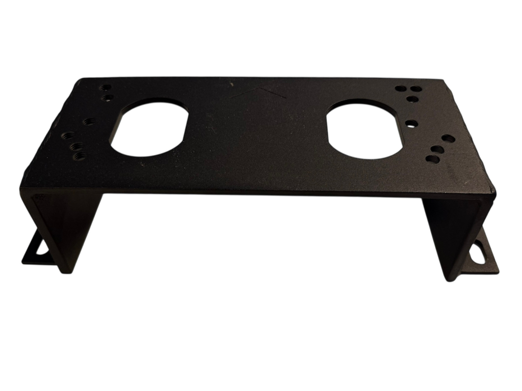 Universele Motorsteun / Montage voetplaat voor Lepus Industrial - Draadstangen niet inbegrepen (zwart)