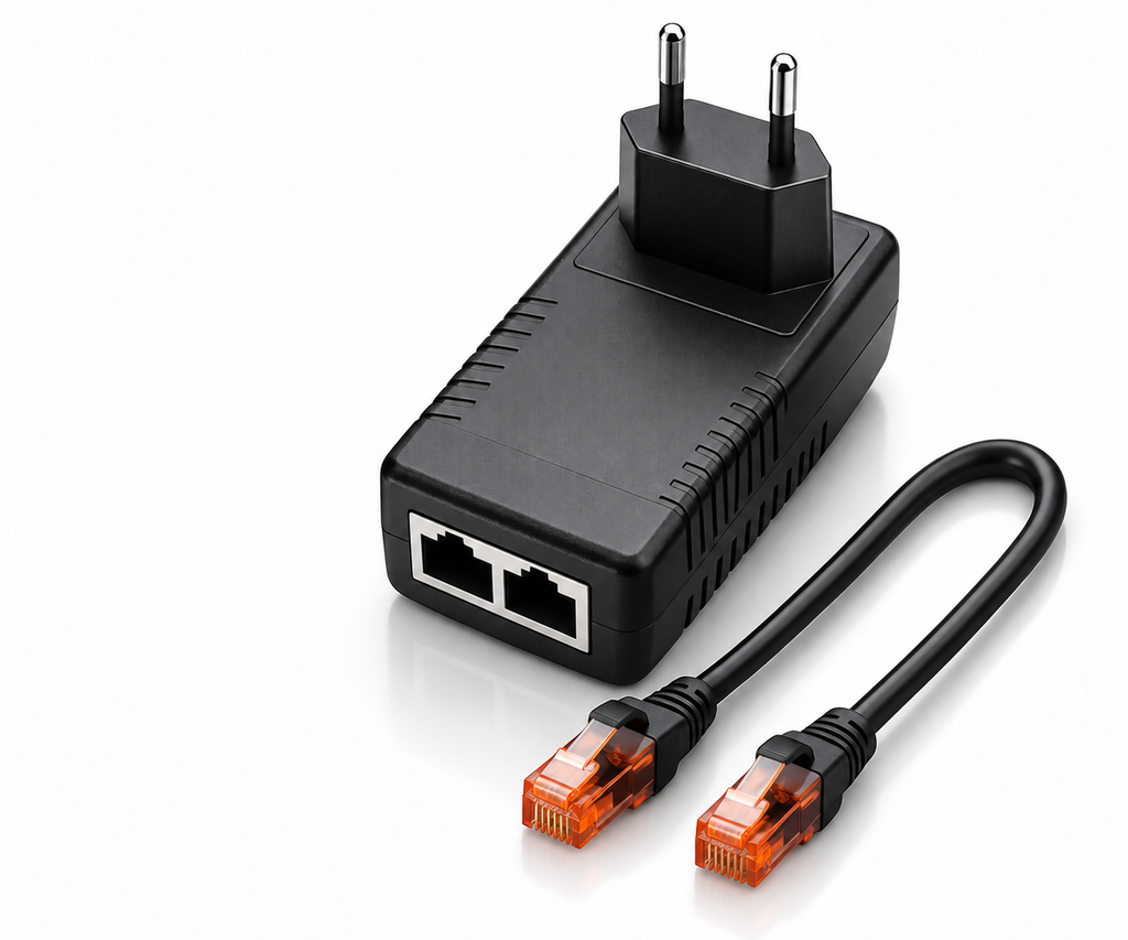 POE Injector adapter 48V inclusief kabel 2m voor Akuvox