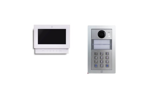 [KIT4252PDABW/A] KIT VIDEO WITH KEYPAD-WHITE-HANDS FREE-COLOR-SETTE-ALBA-DUO