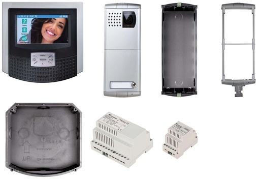 [KIT2262PLC] KIT VIDEO-GRIS-MAINS LIBRES-COULEUR-TOUCH-MYLOGIC-PROFILO-DU