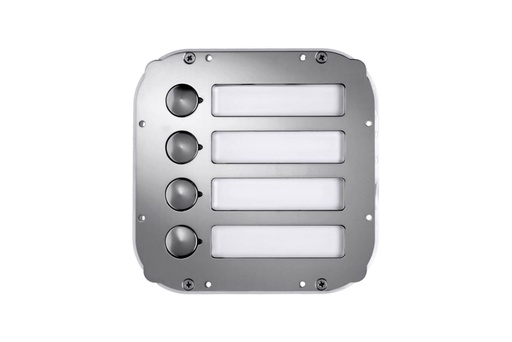 [CD2134MAS] FRONTPLAAT MET ENCODER-4 KN-MATRIX STYLE-DUO