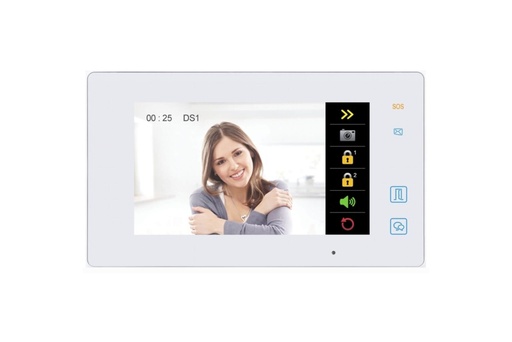[SEM7ME] MONITOR-WIT-HANDENVRIJ-KLEUR-3 KN-TOUCH-SEE EASY-2 DRAADS