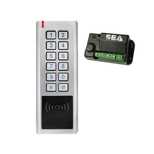 [99101ROL] KEYPAD WITH CARD READER AND RECEIVER-433 MHZ-100 KEYS