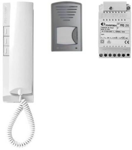 [KIT1CKD] KIT DOORPHONE-FLUSH MOUNTED-EXHITO-CLICKIT-RED. ELO