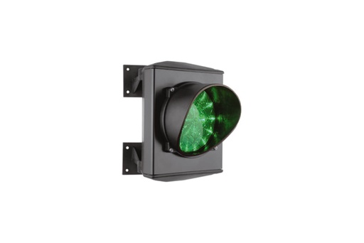 [90057] GREEN TRAFFIC LIGHT WITH LED-Ø 125 MM-ADJUSTABLE 180°-24V