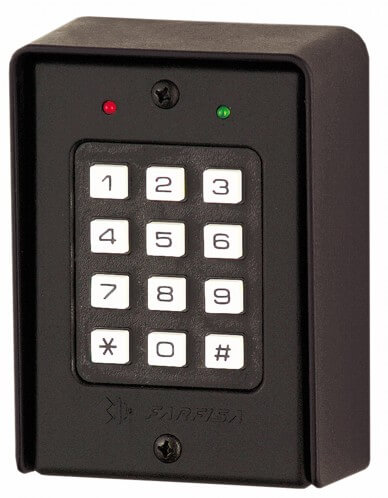 [FC21E] FRONTPLAAT MET CODEKLAVIER-8 CODES