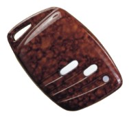 [AU01610] TRANSMITTOR WOOD 2 CH - 433,920 MHZ. - ROLLING CODE