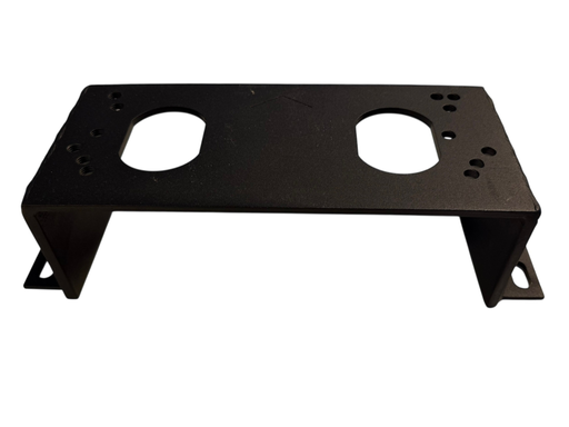 [0025LEPUSIND] Universele verhoogd motersupport I Montage voetplaat voor Lepus Industrial / Boxer / Saturn - Draadstangen niet inbegrepen (zwart)  