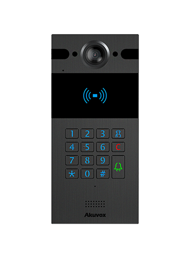 [R25K-ON-WALL] Akuvox R25K IP Video Intercom met toetsenbord, incl. opbouw set I SIP RFID/NFC (4MP, PoE, IP65)