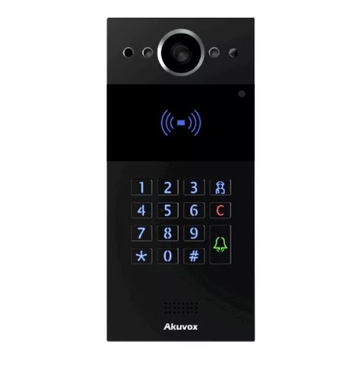 [R20K-L/BLACK] Akuvox R20K-L intercom met codeklavier en geïntegreerde 4G module I Zwart 